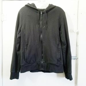 Black zip up hoodie